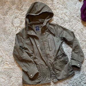 Gap Green Rain Coat